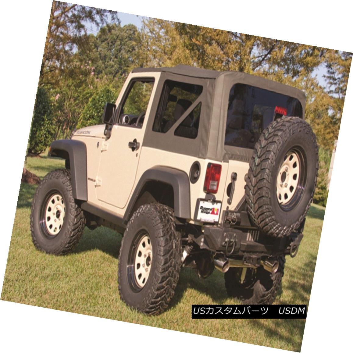 幌・ソフトトップ Rugged Ridge 13736.36 Replacement Soft Top Fits 07-09 Wrangler (JK) Rugged Ridge 13736.36交換用ソフトトップフィット07-09 Wrangler（JK） 【並行輸入品】