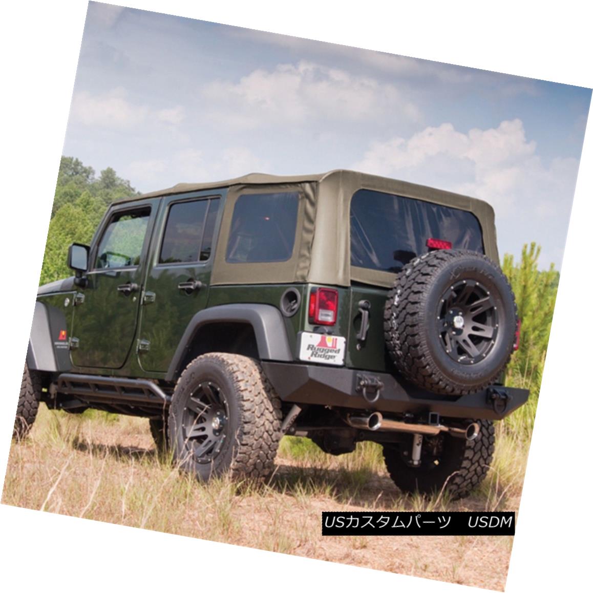 幌・ソフトトップ Rugged Ridge 13741.36 Replacement Soft Top Fits 07-09 Wrangler (JK) 頑丈なリッジ13741.36交換ソフトトップフィット07-09ラングラー（JK） 【並行輸入品】｜カスタムパーツ WORLD倉庫