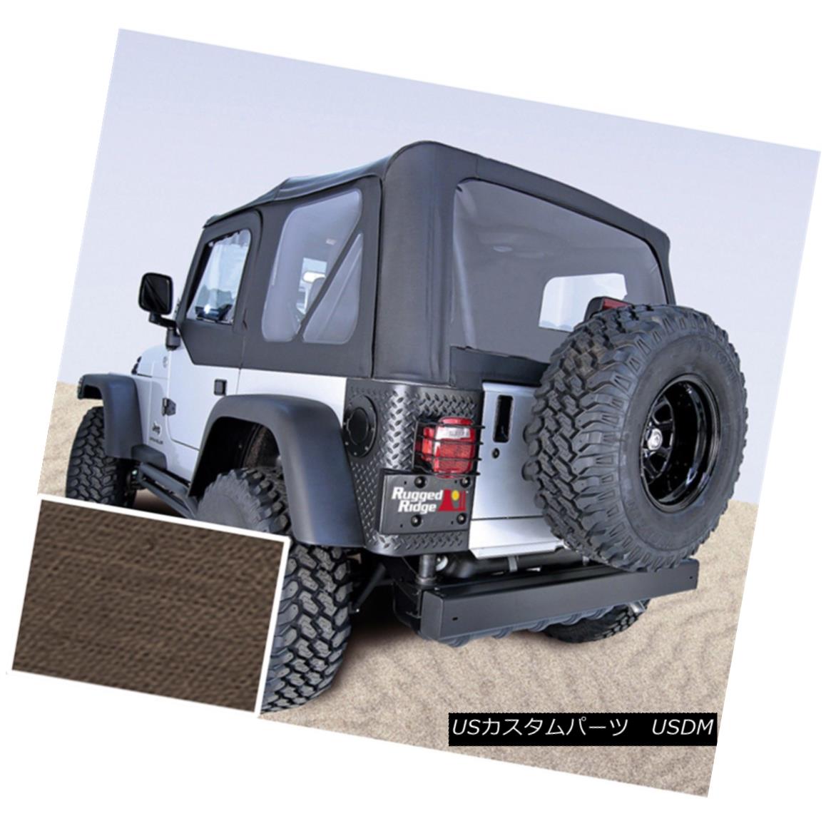 幌・ソフトトップ Rugged Ridge 13727.36 Replacement Soft Top Fits 03-06 Wrangler (TJ) 頑丈なリッジ13727.36交換ソフトトップフィット03-06ラングラー（TJ） 【並行輸入品】