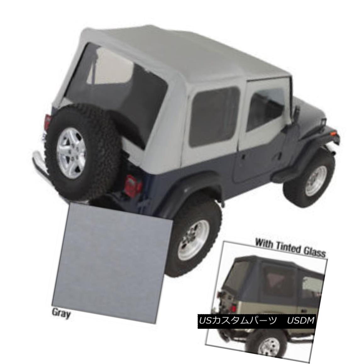 幌・ソフトトップ Rugged Ridge 13722.09 XHD Soft Top Charcoal Tinted Window 88-95 Jeep Wrangler Rugged Ridge 13722.09 XHDソフトトップチャコールティンテッドウィンドウ88-95ジープラングラー 【並行輸入品】