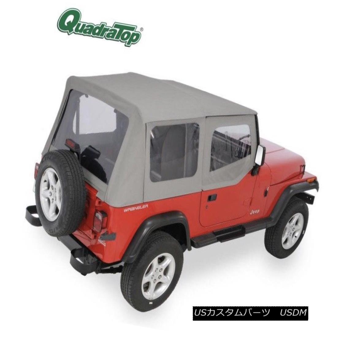 幌・ソフトトップ QuadraTec 11000.0009 QuadraTop Replacement Soft Top With Windows Wrangler 88-95 QuadraTec 11000.0009クアドラトップ交換用ソフトトップ、Windows Wrangler 88-95 【並行輸入品】