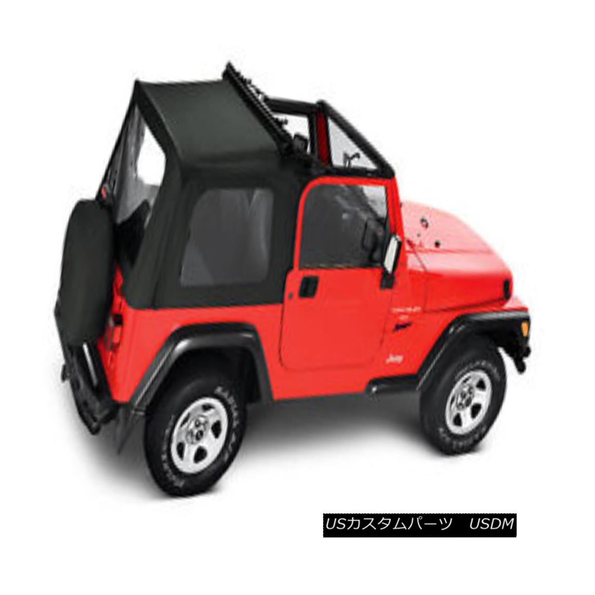 幌・ソフトトップ Pavement Ends Flip Top Clear Windows No Doors fits 76-95 Jeep CJ7 Wrangler YJ 舗装の終わりフリップトップクリアな窓いいえドアが76-95に合わないジープCJ7 Wrangler YJ 【並行輸入品】