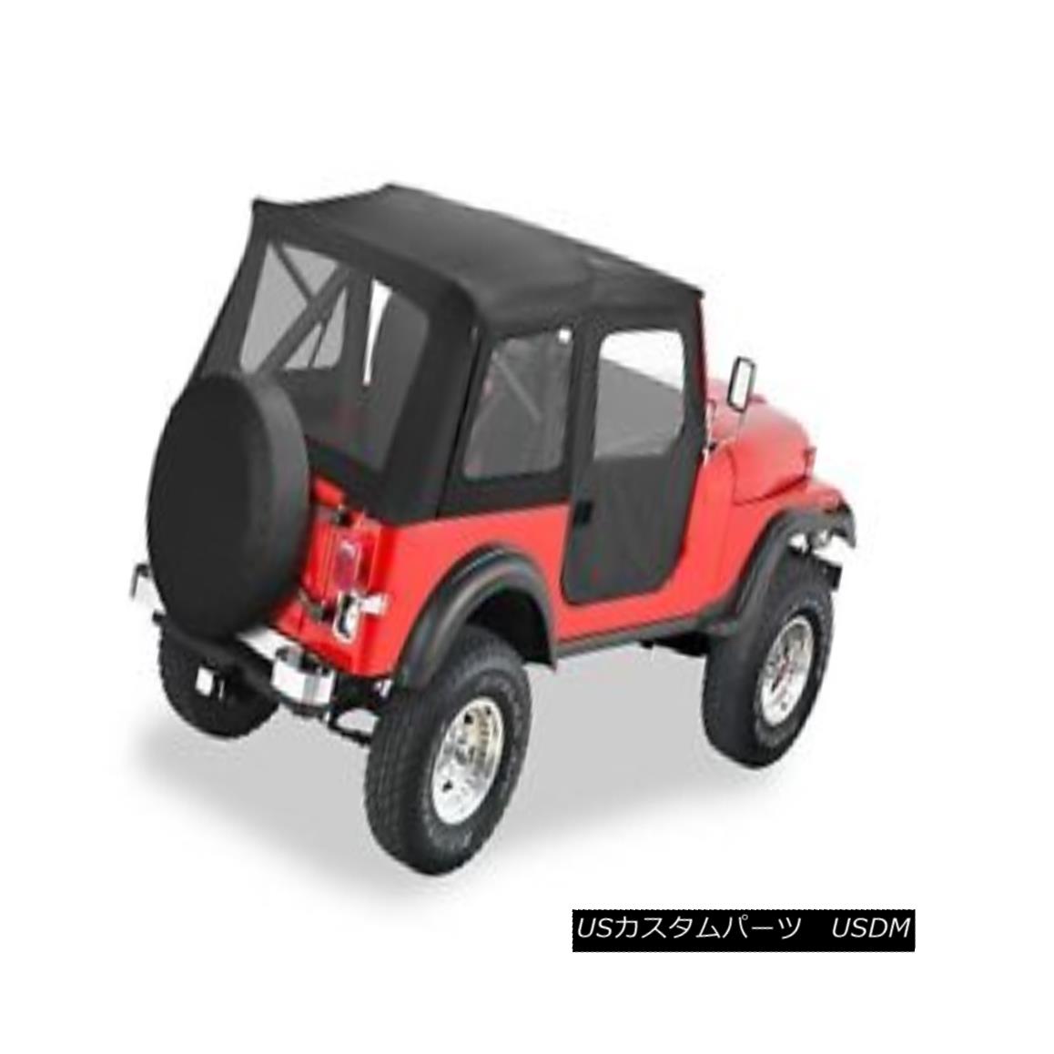 幌・ソフトトップ Bestop 51597-01 Jeep Supertop Classic Replacement Soft Top Black Bestop 51597-01ジップスーパートップクラシック交換ソフトトップブラック 【並行輸入品】