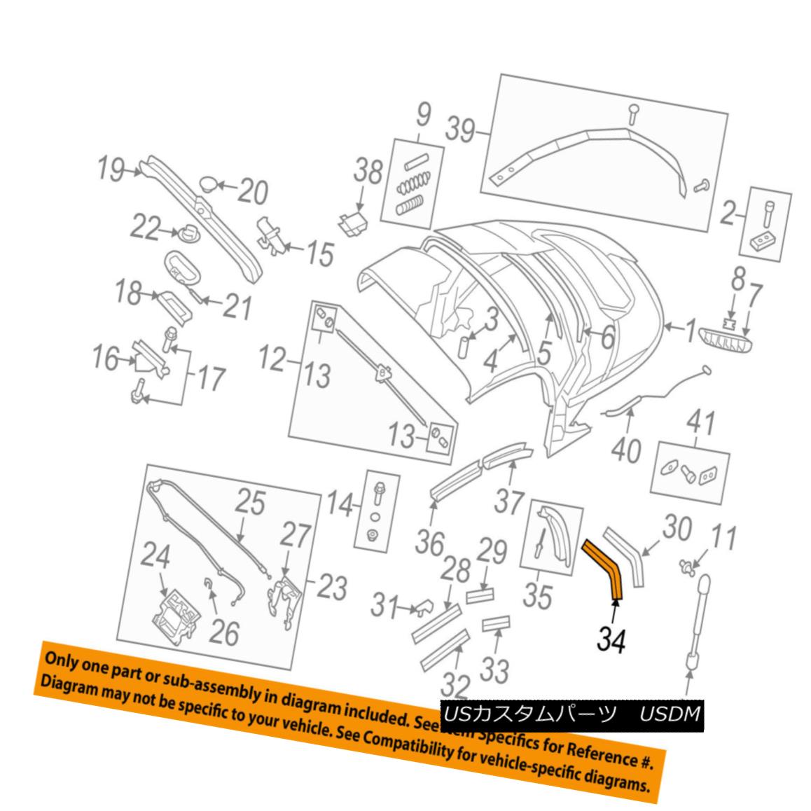 幌・ソフトトップ AUDI OEM 08-15 TT Quattro Convertible/soft Top-Channel Gasket Right 8J7871420 AUDI OEM 08-15 TT Quattro Convertible / so ftトップチャンネルガスケット右8J7871420 【並行輸入品】