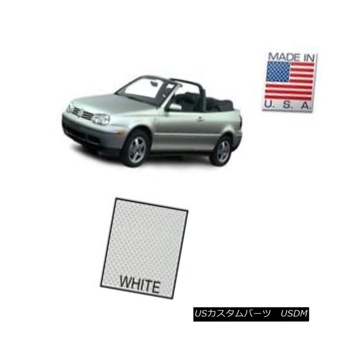 幌・ソフトトップ VW Volkswagen Golf Cabrio Cabriolet 1995-2001 Convertible Soft Top WHITE Vinyl VWフォルクスワーゲンゴルフCabrio Cabriolet 1995-2001コンバーチブルソフトトップWHITE Vinyl 【並行輸入品】
