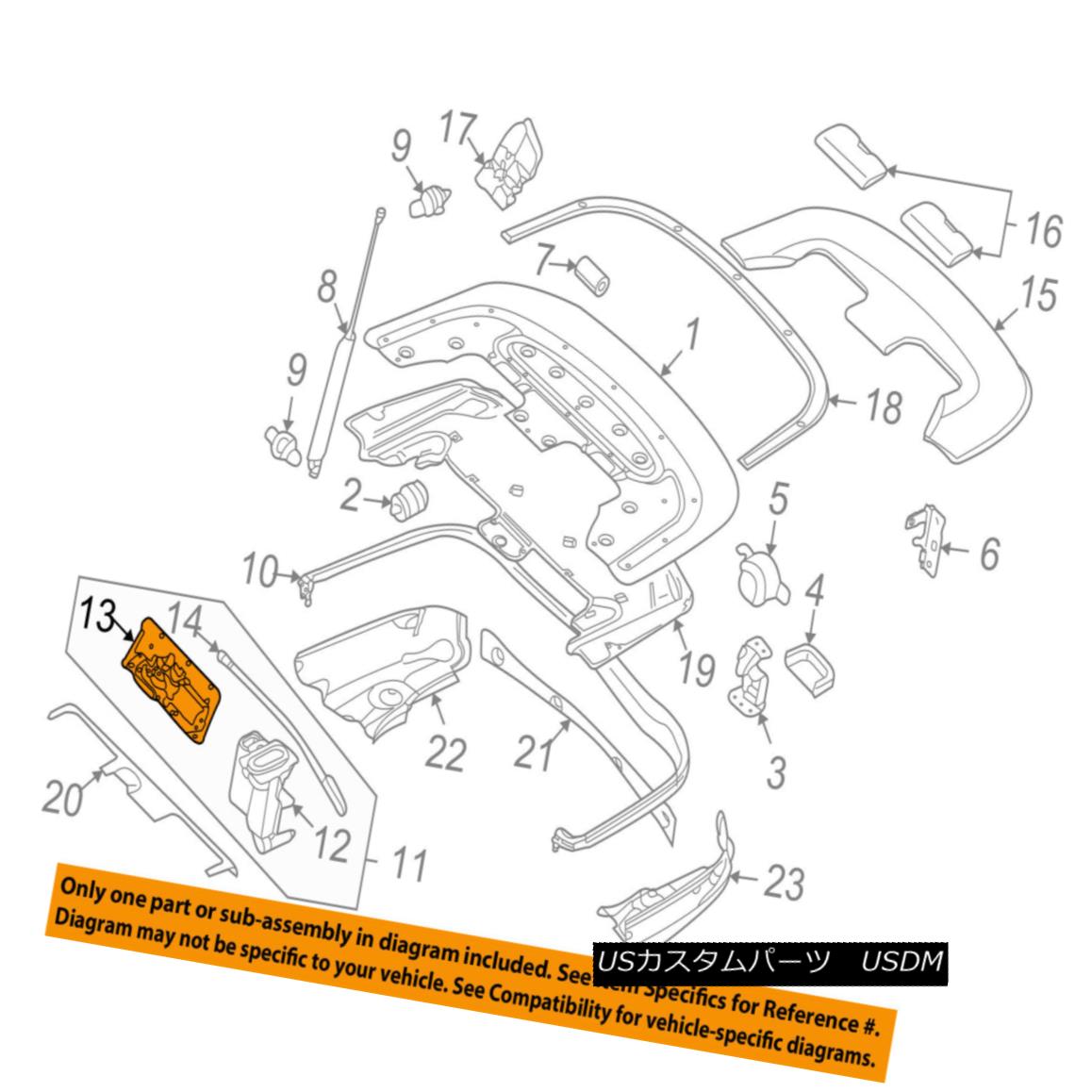 幌・ソフトトップ AUDI OEM 03-09 A4 Convertible/soft Top-Latch 8H0825401A アウディOEM 03-09 A4カブリオレ/ so ftトップラッチ8H0825401A 【並行輸入品】