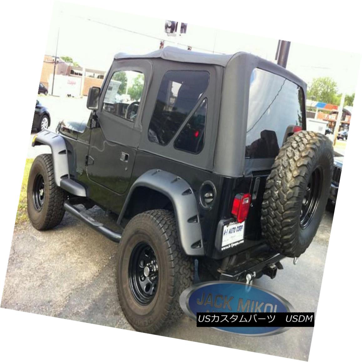 幌・ソフトトップ 97-06 Jeep Wrangler Replacement Soft Top + Upper Skins 97-06ジープラングラー交換ソフトトップ+アッパースキン 【並行輸入品】