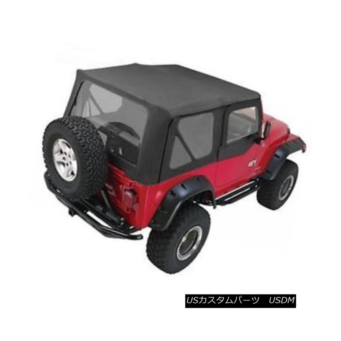 幌・ソフトトップ Rampage Complete Soft Top w/ Frame 97-06 Jeep Wrangler TJ 68335 Black Diamond 暴走完全なソフトトップフレーム97-06ジープラングラーTJ 68335ブラックダイヤモンド 【並行輸入品】