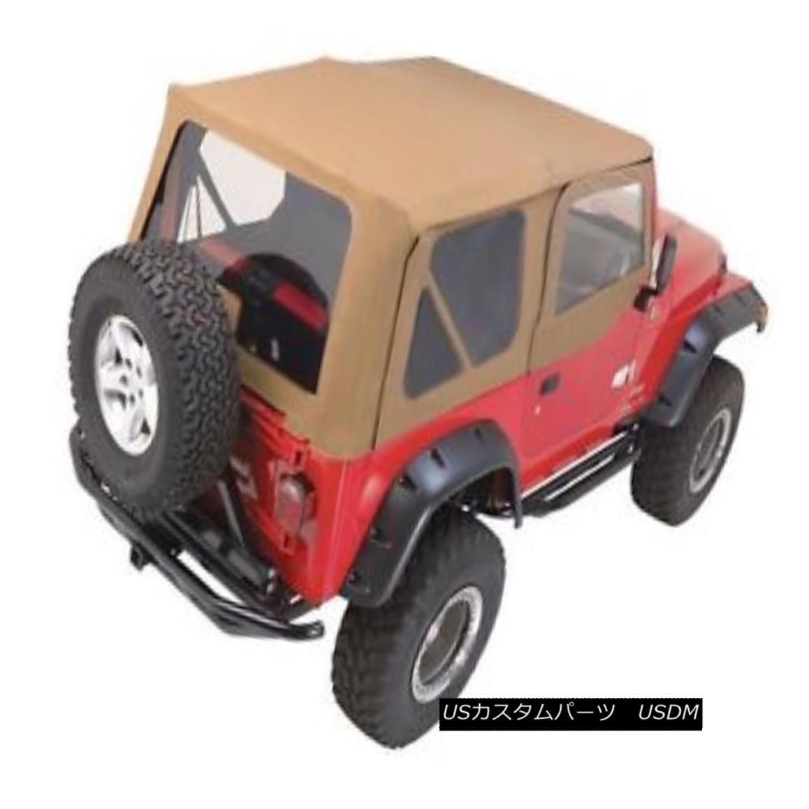 幌・ソフトトップ Rampage Complete Soft Top w/ Frame 97-06 Jeep Wrangler TJ 68317 Spice 暴走完全なソフトトップフレーム97-06ジープラングラーTJ 68317スパイス 【並行輸入品】