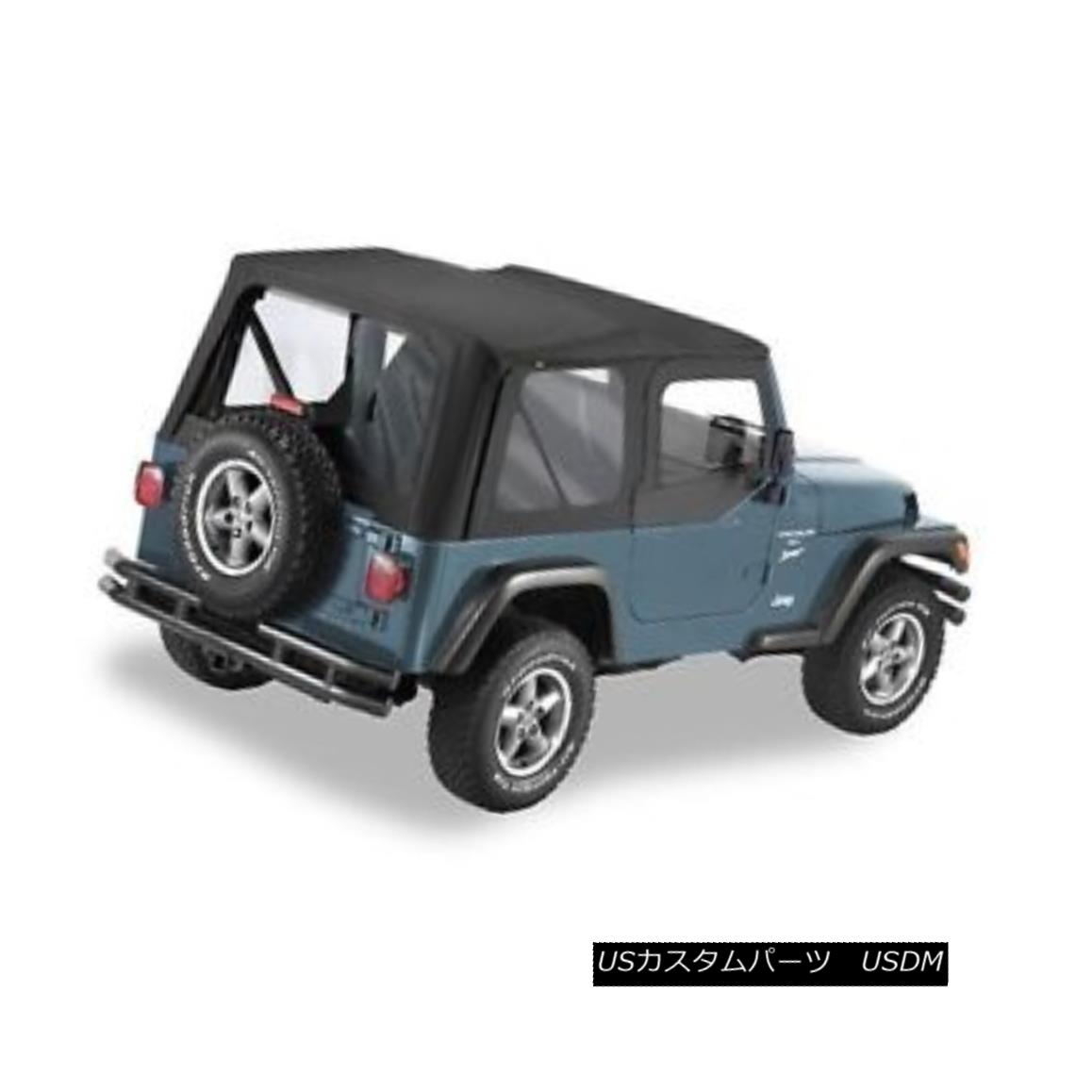 幌・ソフトトップ Pavement Ends Replay Top 97-06 Jeep Wrangler TJ Clear w/ Skins Black Diamond 舗装終了リプレイTop 97-06ジープ・ラングラーTJクリア・スキン・ブラック・ダイヤモンド 【並行輸入品】