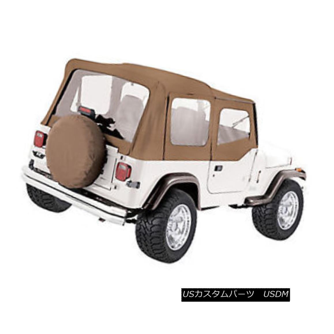幌・ソフトトップ Rampage Complete Soft Top w/ Frame 87-95 Jeep Wrangler YJ 68117 Spice Denim 暴走完全ソフトトップフレーム87-95ジープラングラーYJ 68117スパイスデニム 【並行輸入品】