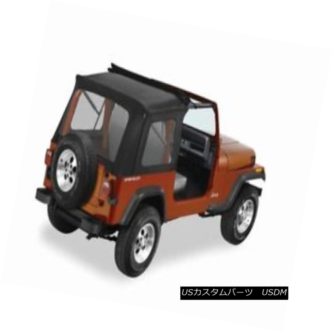 幌・ソフトトップ Bestop 51698-15 Sunrider Complete Replacement Soft Top Jeep 76-95 CJ7 & Wrangler Bestop 51698-15サンライダー交換用ソフトトップジープ76-95 CJ7＆amp; ラングラー 【並行輸入品】