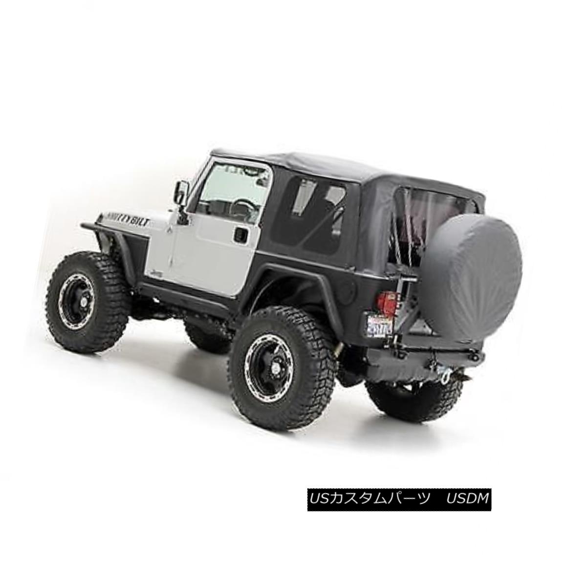 幌・ソフトトップ 97-06 JEEP WRANGLER BLACK SOFT TOP Premium 30oz Repl & TINT REAR WINDOWS 9974235 97-06ジープラングラーブラックソフトトッププレミアム30ozレプリカ＆amp; TINT REAR WINDOWS 9974235 【並行輸入品】 88,633円