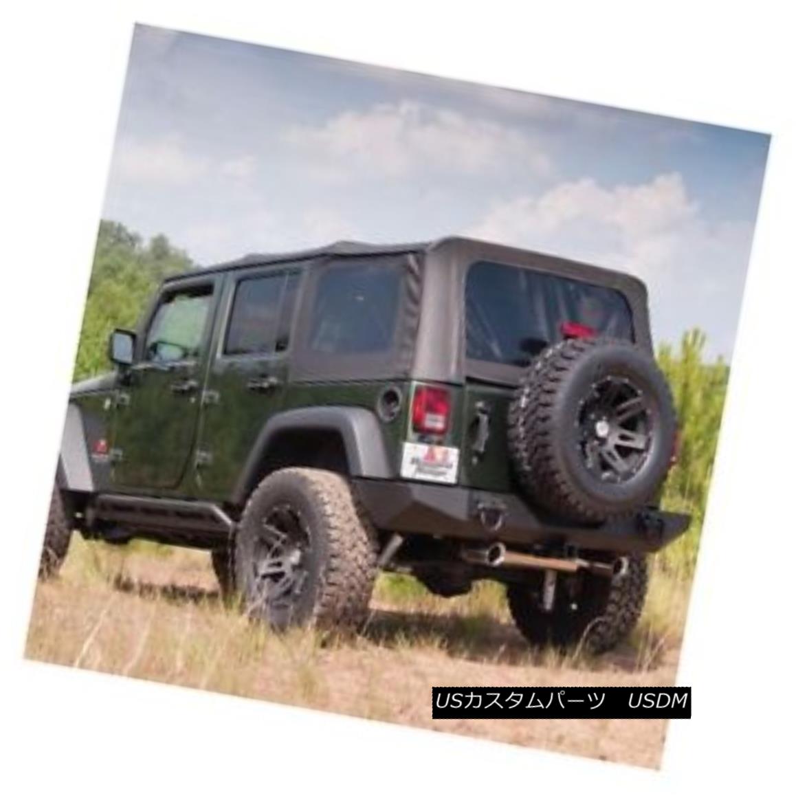 幌・ソフトトップ Rugged Ridge XHD Spring Assist Soft Top-Black, 07-09 Wrangler JK 4dr.; 13741.45 Rugged Ridge XHDスプリングアシストソフトトップブラック、07-09 Wrangler JK 4dr .; 13741.45 【並行輸入品】