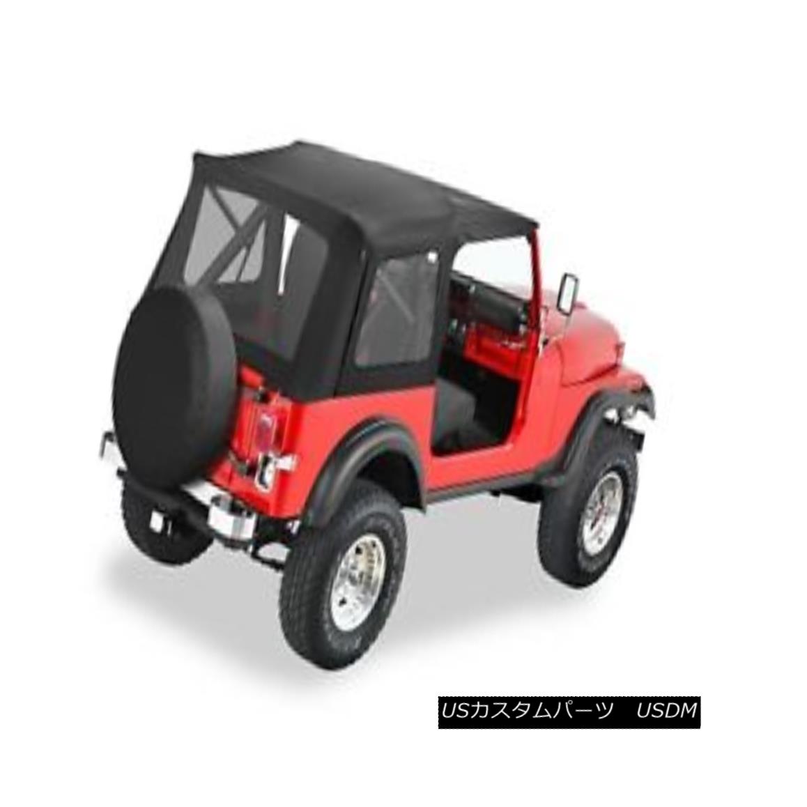 幌・ソフトトップ Bestop 51599-01 Jeep Supertop Classic Replacement Soft Top Black Bestop 51599-01ジップスーパートップクラシック交換ソフトトップブラック 【並行輸入品】