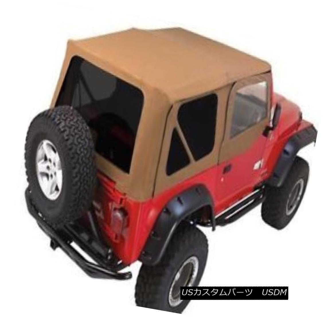幌・ソフトトップ Rampage Complete Soft Top w/ Frame & Tint 97-06 Jeep Wrangler TJ 68517 Spice ランペイジコンプリートソフトトップ(フレーム& ティント97-06ジープラングラーTJ 68517スパイス 【並行輸入品】