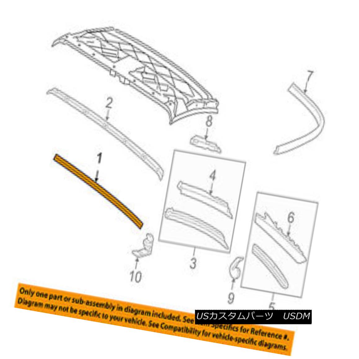 幌・ソフトトップ PORSCHE OEM 05-13 911 Convertible/soft Top-Front Weatherstrip Seal 99756193700 PORSCHE OEM 05-13 911コンバーチブル/ so ftトップフロントウェザーストリップシール99756193700 【並行輸入品】
