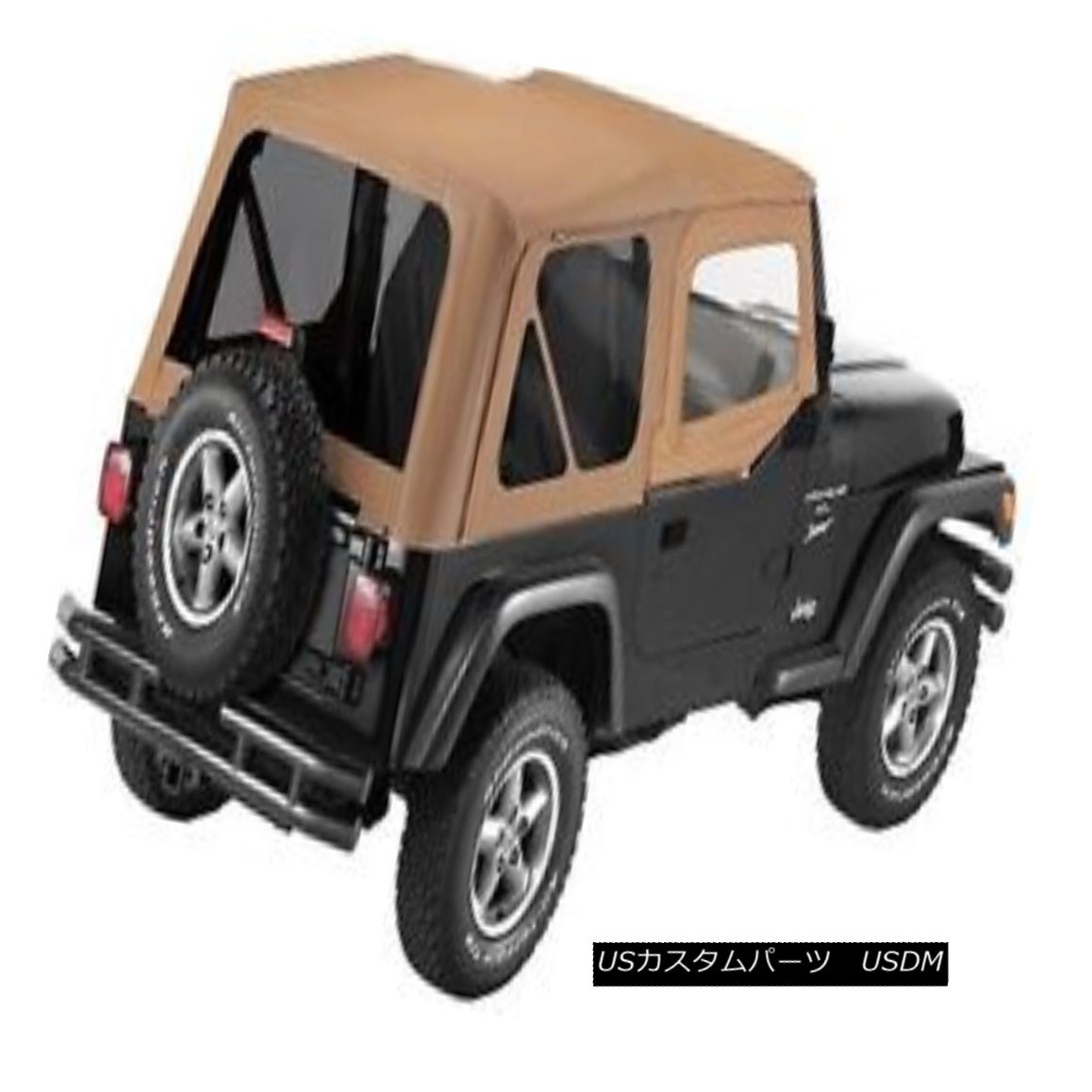 幌・ソフトトップ Bestop Sailcloth Replace A Top 88-95 Jeep Wrangler YJ Tinted Windows Spice Bestop Sailclothは、トップ88-95ジープラングラーYJは、Windowsスパイスを着色交換 【並行輸入品】
