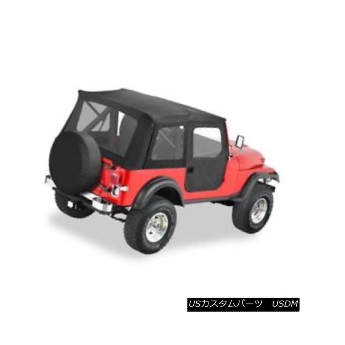 幌・ソフトトップ Bestop 51597-01 Supertop Classic Softtop (Black) For 1976-1983 Jeep CJ5 Bestop 51597-01 Supertop Classic Softtop（ブラック）1976-1983用ジープCJ5 【並行輸入品】
