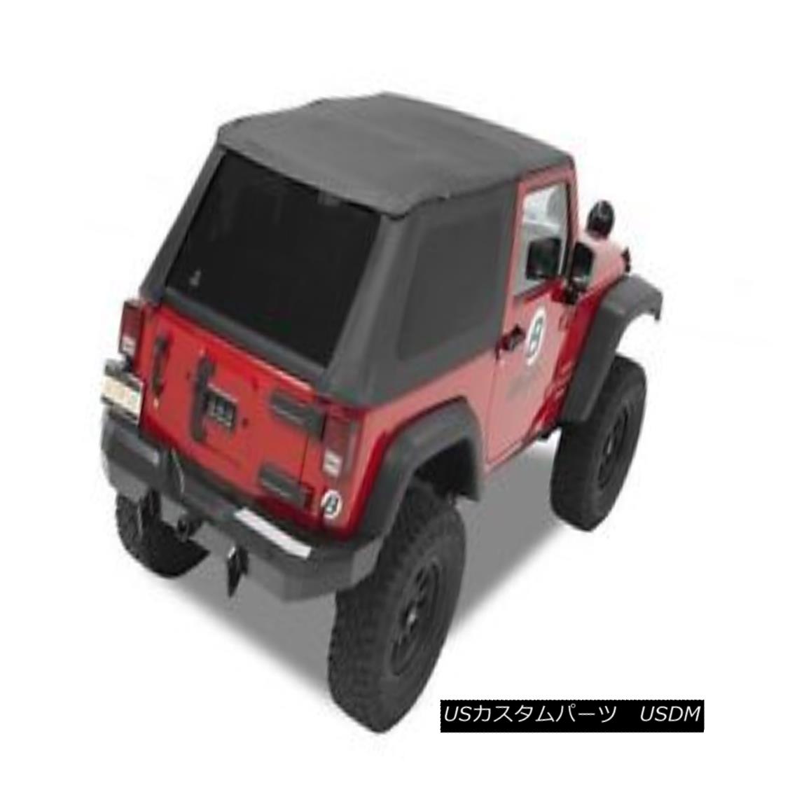 幌・ソフトトップ Bestop Trektop NX (No Doors) for 2007-2017 Jeep Wrangler JK 2 Door Black Diamond Topop Trektop NX（No Doors）2007-2017ジープ・ラングラーJK 2 Door Black Diamond 【並行輸入品】
