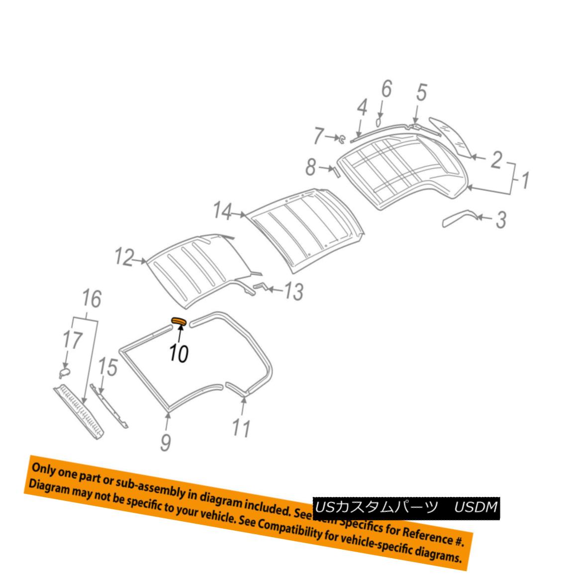 幌・ソフトトップ AUDI OEM 04-09 A4 Quattro Convertible/soft Top-Weatherstrip Seal Left 8H0845429D AUDI OEM 04-09 A4 Quattro Convertible / so ftトップウェザーストラット IPシール左8H0845429D 【並行輸入品】