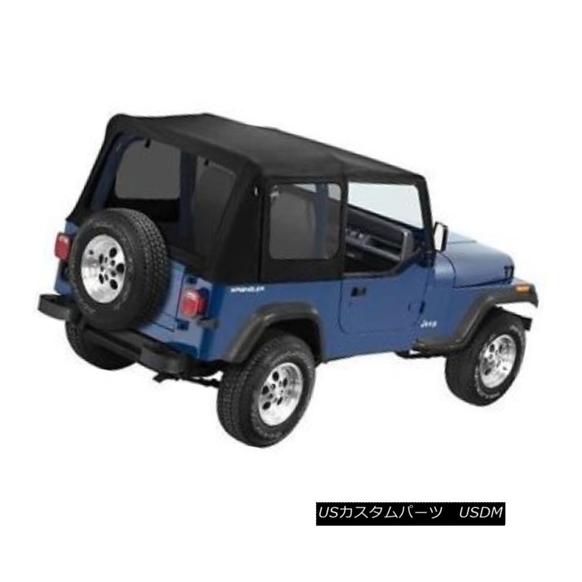 幌・ソフトトップ Bestop Supertop NX 88-95 Jeep Wrangler YJ Tinted No Doors Black Denim Bestop Supertop NX 88-95ジープラングラーYJティンテッドノードアズブラックデニム 【並行輸入品】