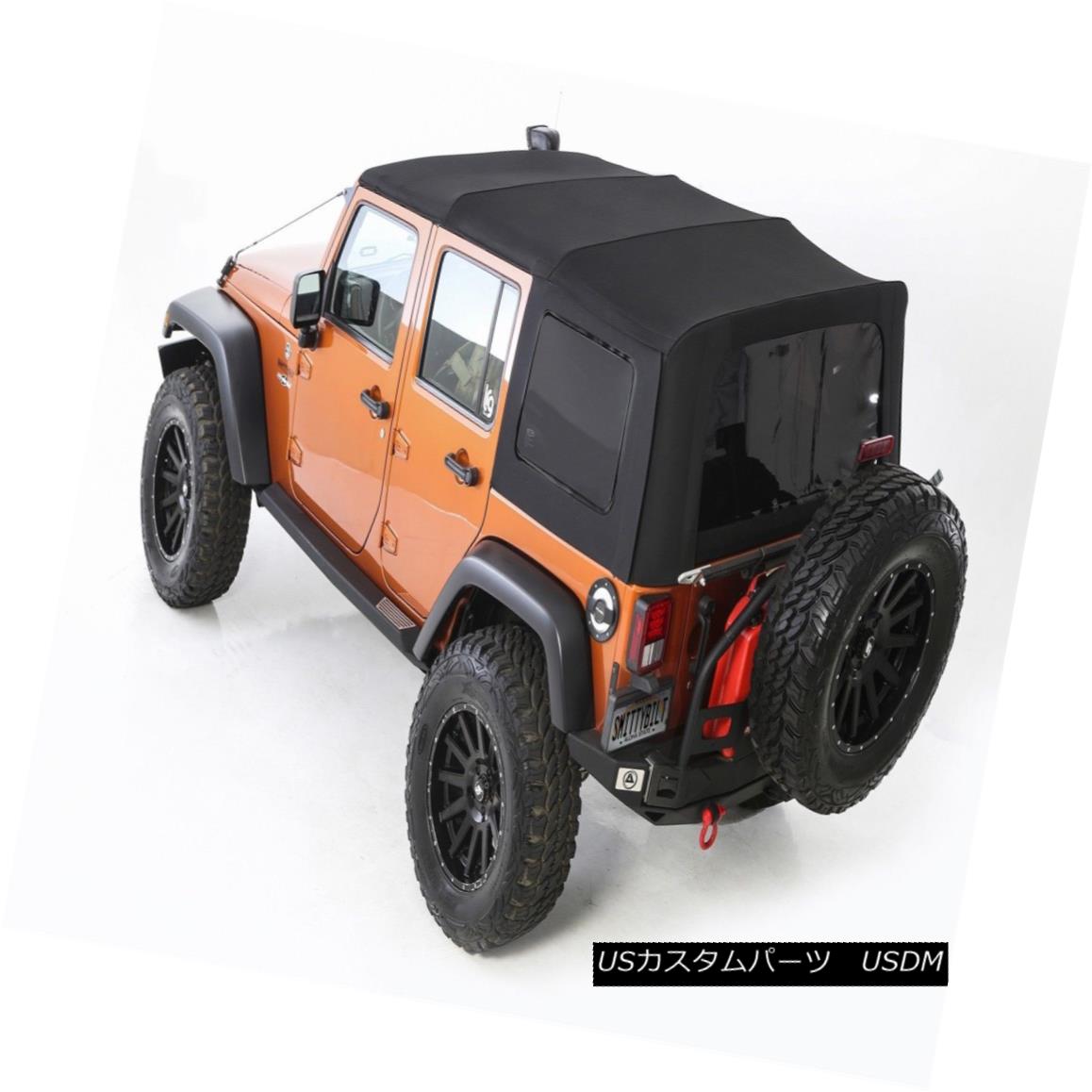 幌・ソフトトップ Smittybilt 9074235 Replacement Soft Top Fits 07-09 Wrangler (JK) Smittybilt 9074235交換用ソフトトップフィット07-09 Wrangler（JK） 【並行輸入品】