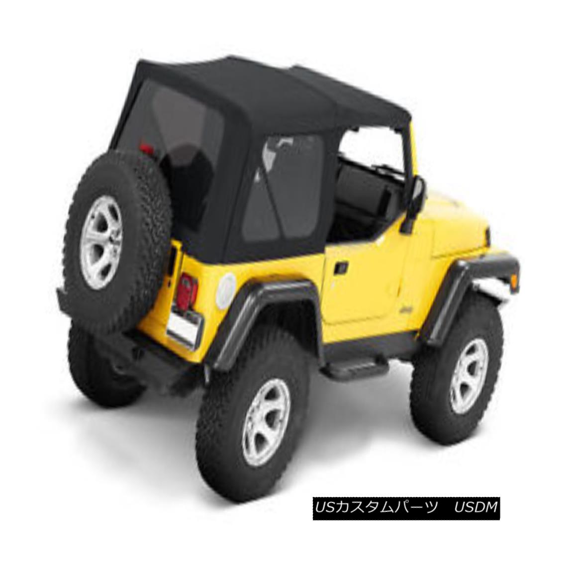 幌・ソフトトップ Bestop Replace A Top Black Twill 97-06 Jeep Wrangler TJ Doors Not Included Bestopを交換するトップブラックツイル97-06ジープラングラーTJのドアは含まれていません 【並行輸入品】