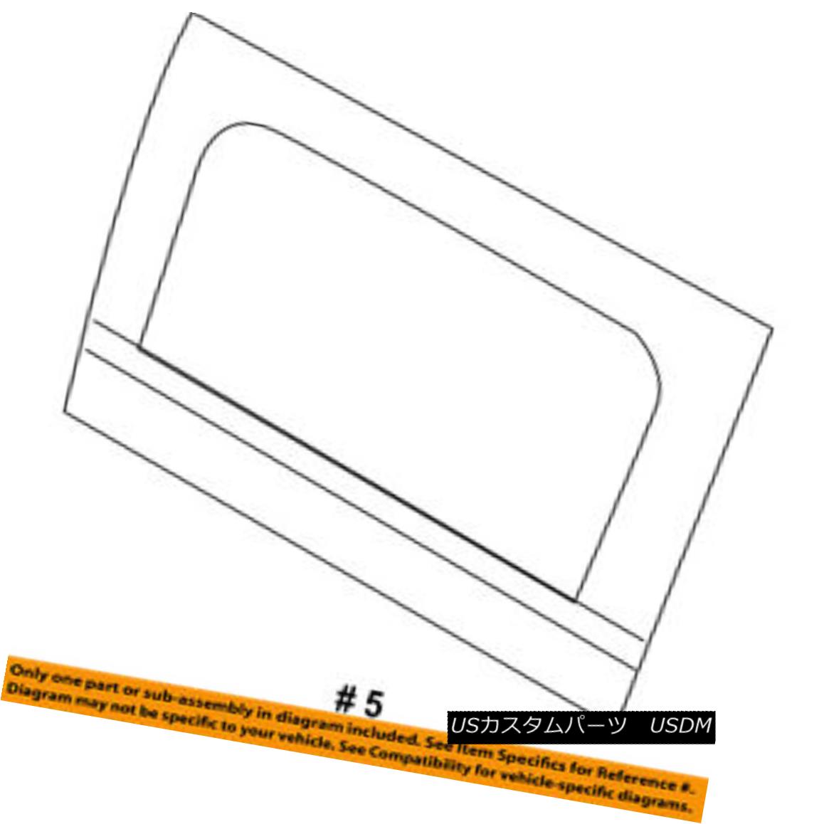 幌・ソフトトップ Jeep CHRYSLER OEM Wrangler Convertible/soft Top-Side Glass Right 5SQ74SX9AC ジープクライスラーOEM Wrangler Convertible / so ftトップサイドガラス右5SQ74SX9AC 【並行輸入品】
