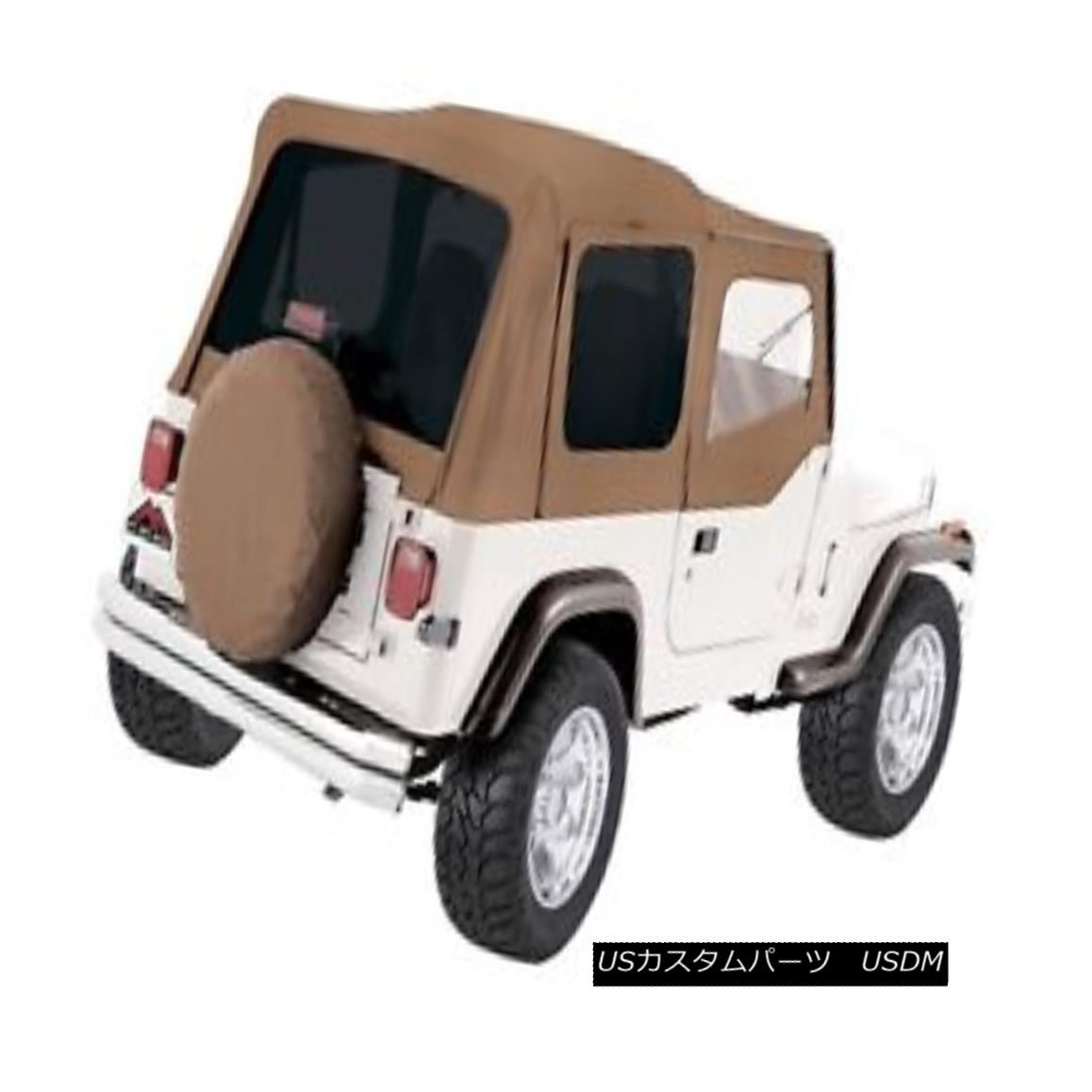 幌・ソフトトップ Crown Automotive CT20037T Complete Soft Top Fits 87-95 Wrangler (YJ) クラウンオートマチックCT20037T完全なソフトトップフィット87-95ラングラー（YJ） 【並行輸入品】
