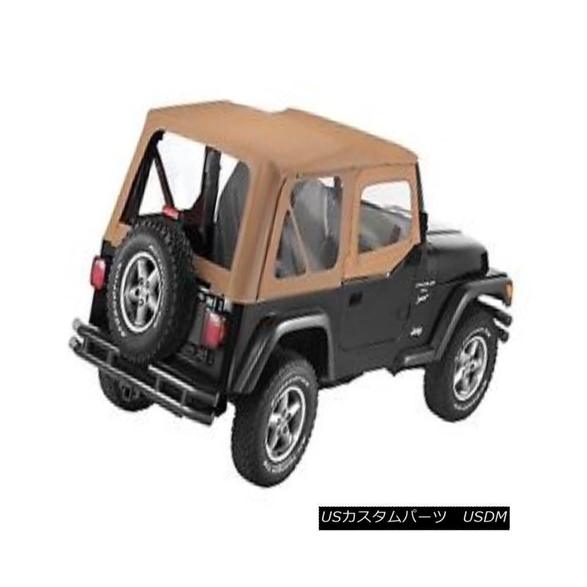 幌・ソフトトップ Bestop Sailcloth Replace A Top 97-02 Jeep Wrangler TJ Half Door Clear Spice ベストセーラークロストップ97-02ジープラングラーTJハーフドアクリアスパイス 【並行輸入品】|カスタムパーツ WORLD倉庫