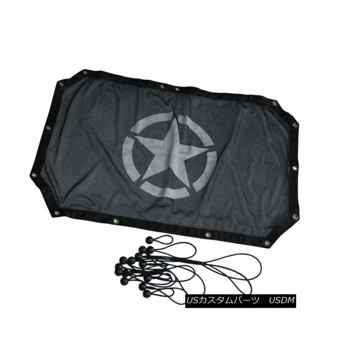幌・ソフトトップ Mesh Sun Shade Half Soft Top Cover UV Protection For Jeep Wrangler JK Accessory メッシュサンシェードハーフソフトトップカバーUVプロテクションジープラングラーJKアクセサリー 【並行輸入品】