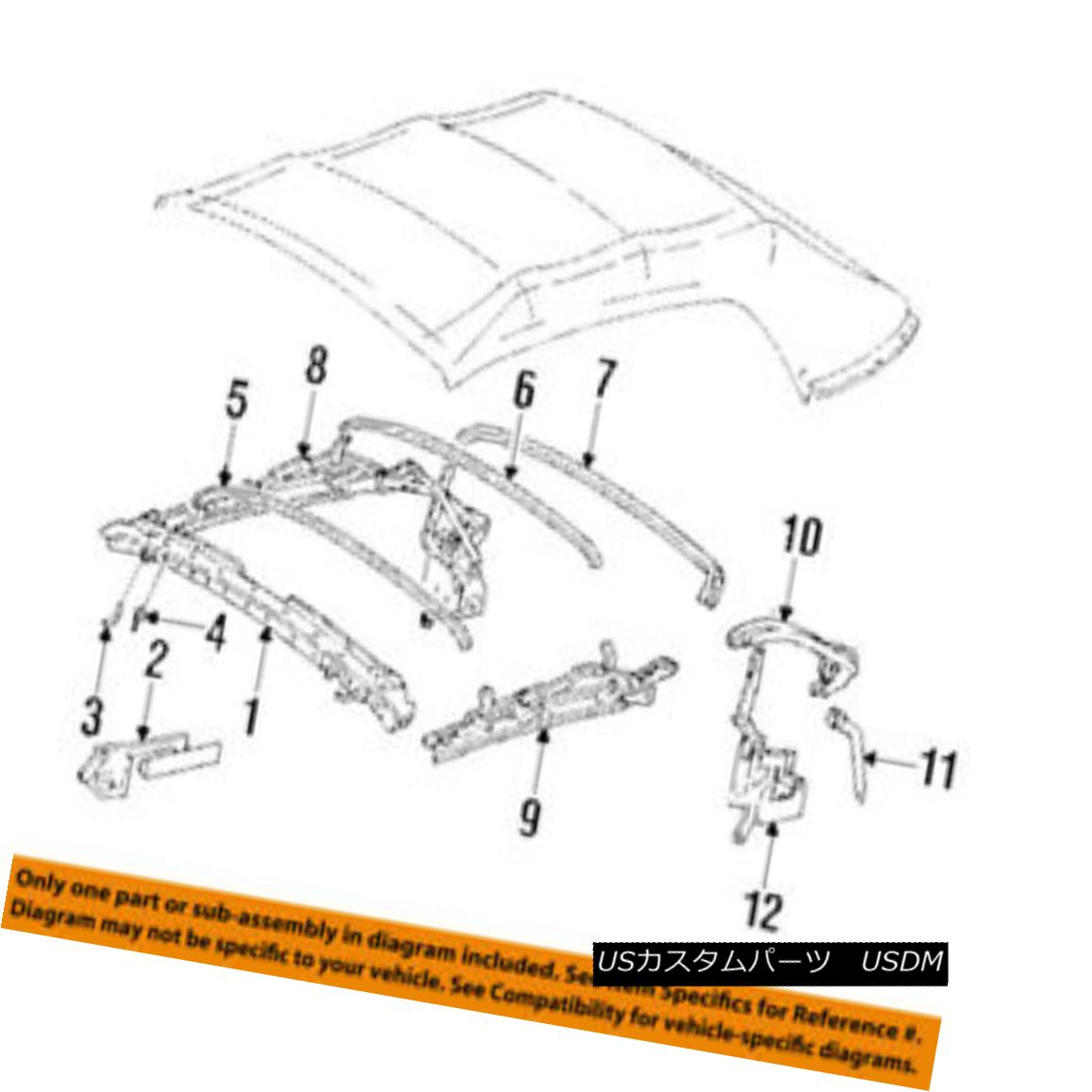 幌・ソフトトップ FORD OEM 94-04 Mustang Convertible/soft Top-Side Rail Right F8ZZ7653104AA フォードOEM 94-04 Mustang Convertible / so ftトップサイドレール右F8ZZ7653104AA 【並行輸入品】