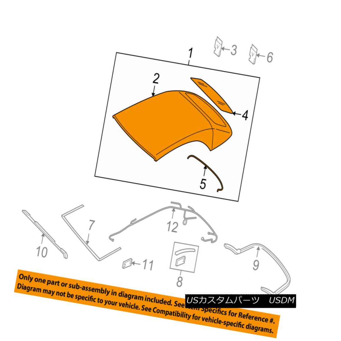 幌・ソフトトップ AUDI OEM 10-12 S5 Convertible Soft Top-Roof Assy 8F0871035AL50 AUDI OEM 10-12 S5コンバーチブルソフトトップルーフアッシー8F0871035AL50 【並行輸入品】｜カスタムパーツ WORLD倉庫