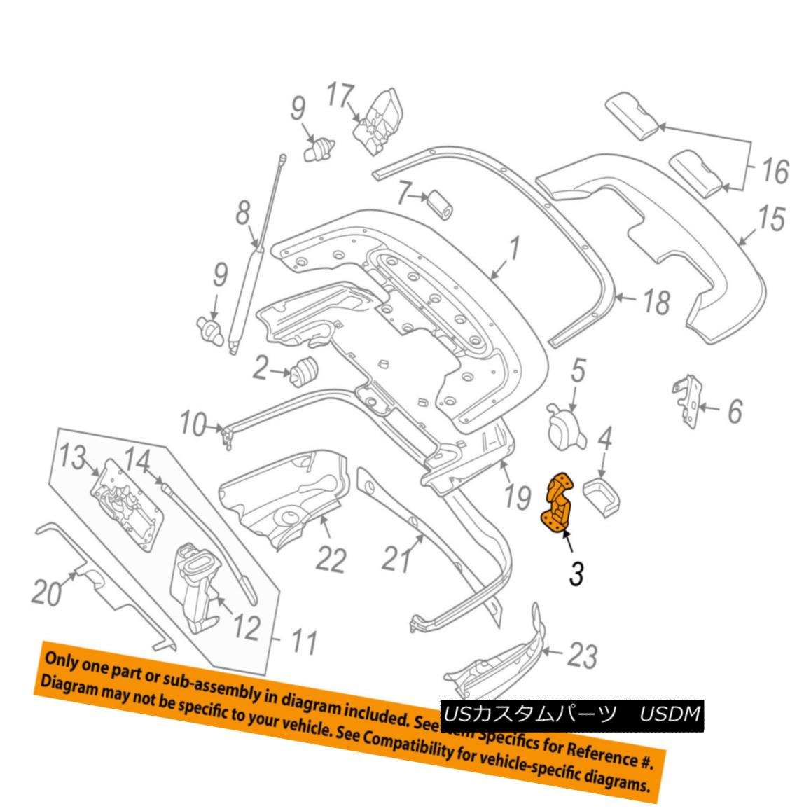 幌・ソフトトップ AUDI OEM 03-09 A4 Convertible/soft Top-Hinge 8H0825307A アウディOEM 03-09 A4コンバーチブル/ so ftトップヒンジ8H0825307A 【並行輸入品】 45,936円