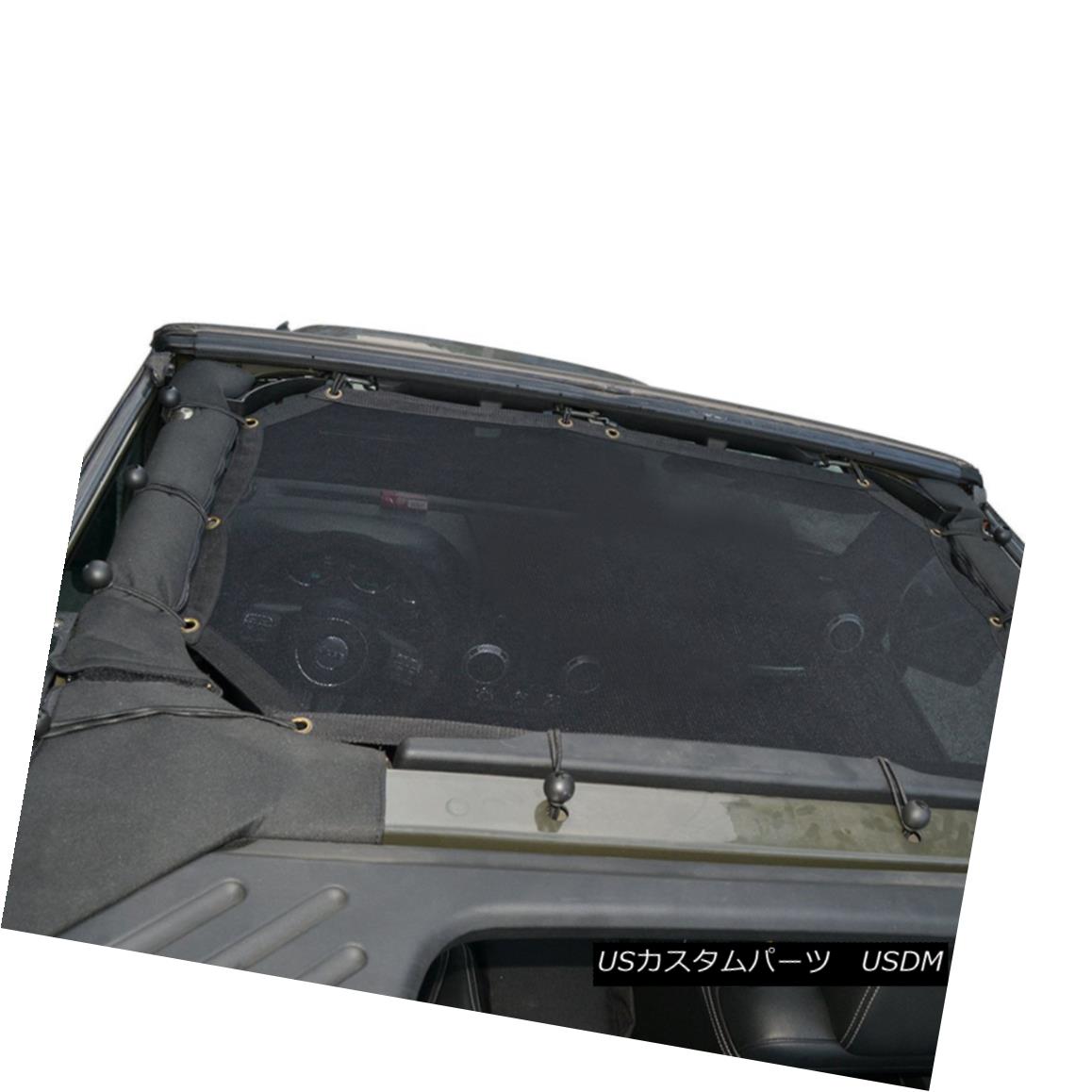 幌・ソフトトップ UV Protection Sunshade Soft Top Covers For Jeep Wrangler 2/4 Door 2007-2017 #ya UVプロテクションサンシェードソフトトップカバージープラングラー2/4ドア2007-2017 #ya 【並行輸入品】