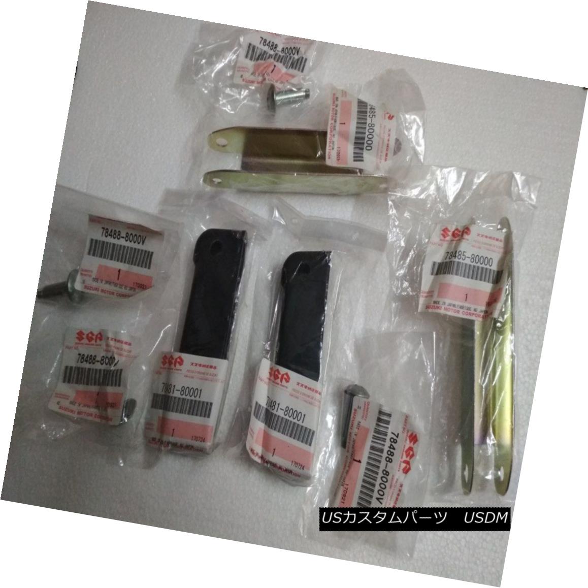 幌・ソフトトップ Suzuki Samurai Top Bow Brackets Set (For Soft top) 86-95 SGP Genuine Free Ship スズキサムライトップボウブラケットセット（ソフトトップ用）86-95 SGP純正送料無料 【並行輸入品】