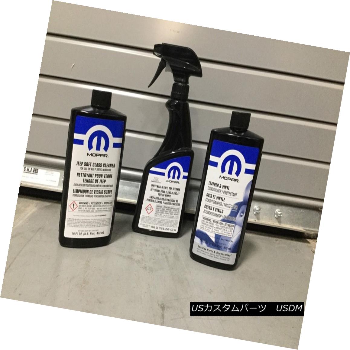 幌・ソフトトップ JEEP WRANGLER Soft Top Cleaning and Detailing Kit NEW OEM MOPAR ジープラングラーソフトトップクリーニング＆ディテールキットNEW OEM MOPAR 【並行輸入品】