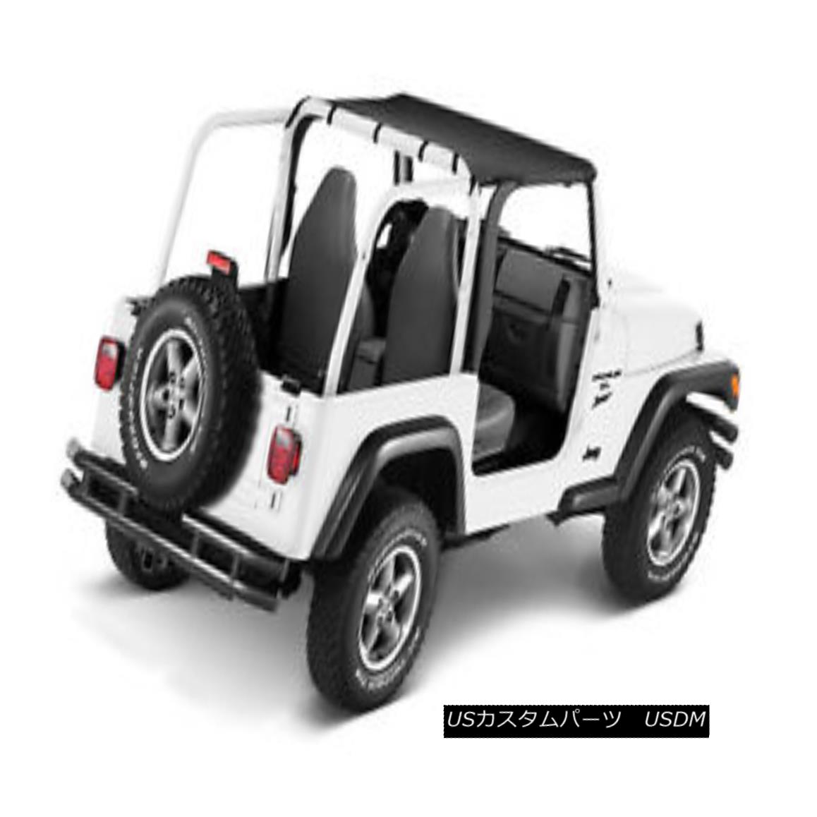 幌・ソフトトップ Pavement Ends Sun Cap Protection 97-02 Jeep Wrangler TJ Black Denim 舗道はサンキャップ保護を終わらせます97-02ジープラングラーTJブラックデニム 【並行輸入品】