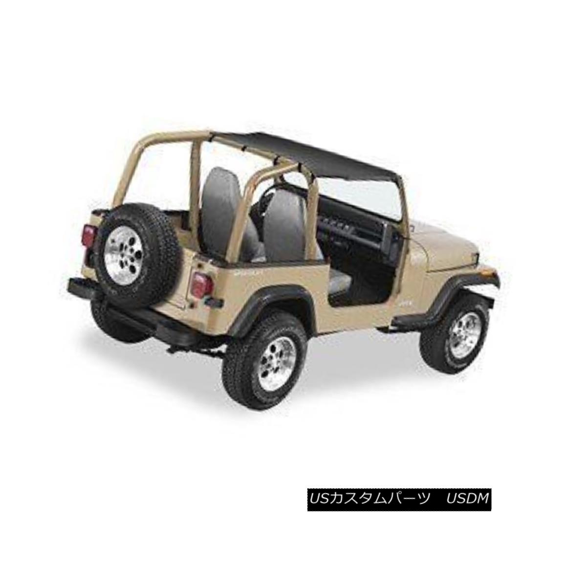 幌・ソフトトップ Pavement Ends Sun Cap Protection 92-95 Jeep Wrangler YJ Black Denim 舗道はサンキャッププロテクションを終わらせます92-95ジープラングラーYJブラックデニム 【並行輸入品】