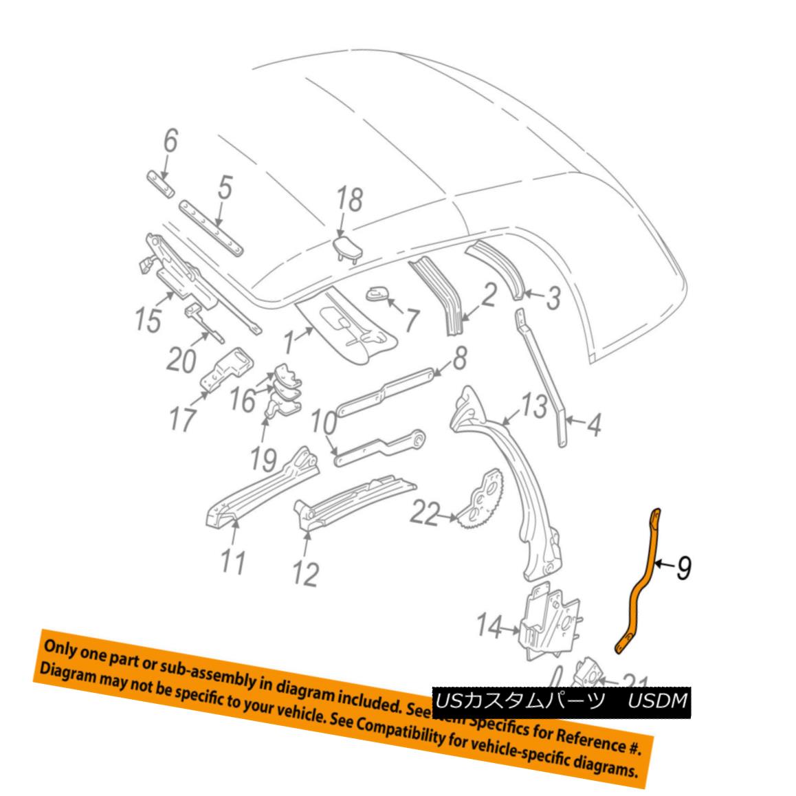 幌・ソフトトップ GM OEM Convertible/soft Top-Link Left 12368121 GMのOEMコンバーチブル/ so ftトップリンク左12368121 【並行輸入品】