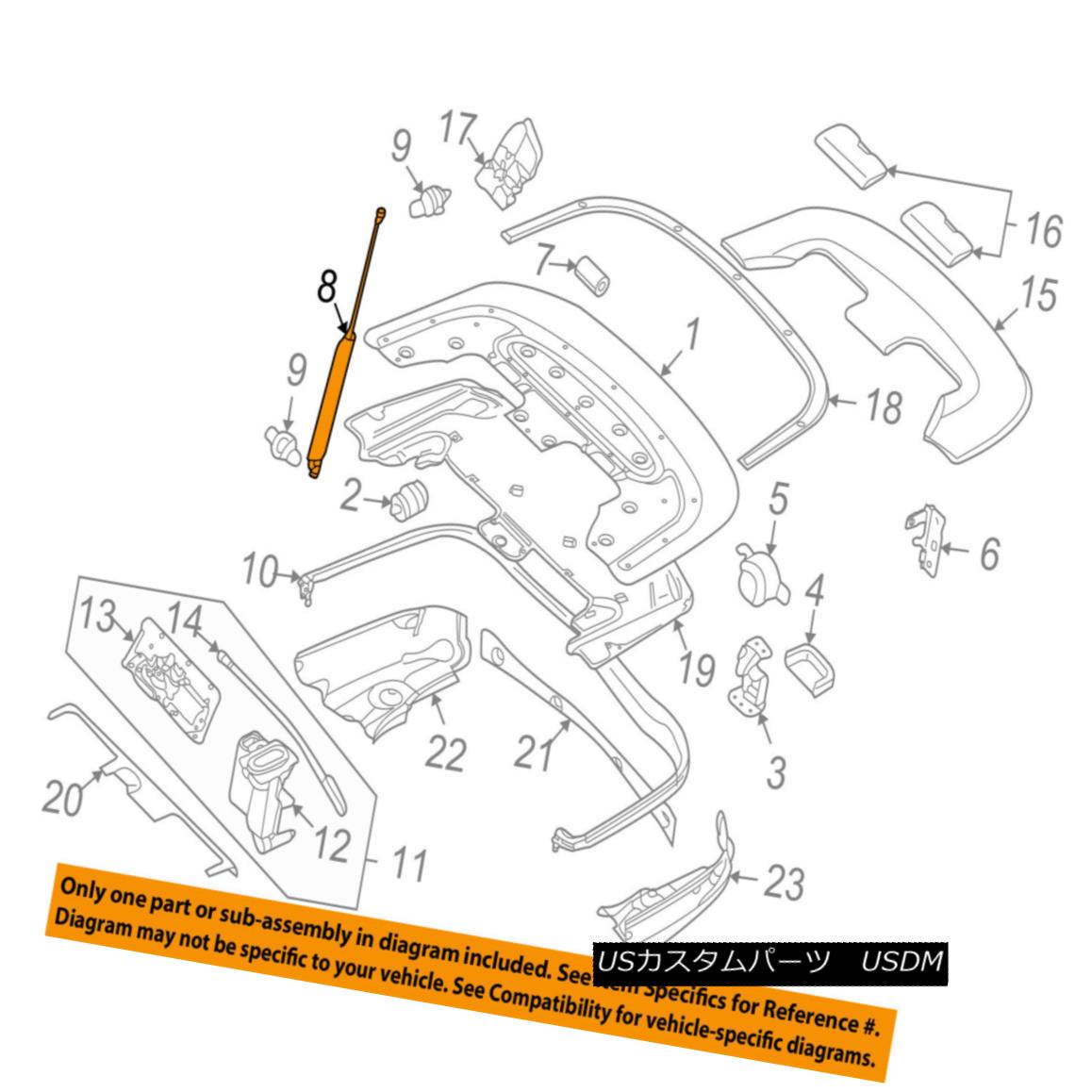 幌・ソフトトップ AUDI OEM 03-06 A4 Convertible/soft Top-Hydraulic Cylndr Left 8H0871729 AUDI OEM 03-06 A4コンバーチブル/ so ftトップ油圧シリンダ左8H0871729 【並行輸入品】