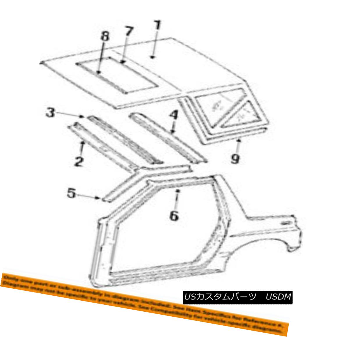 幌・ソフトトップ Geo GM OEM 95-96 Tracker Convertible/soft Top-Weatherstrip Seal Left 30015752 地理的GMのOEM 95-96トラッカー・コンバーチブル/ so ft Top-Weatherstr ip seal left 30015752 【並行輸入品】