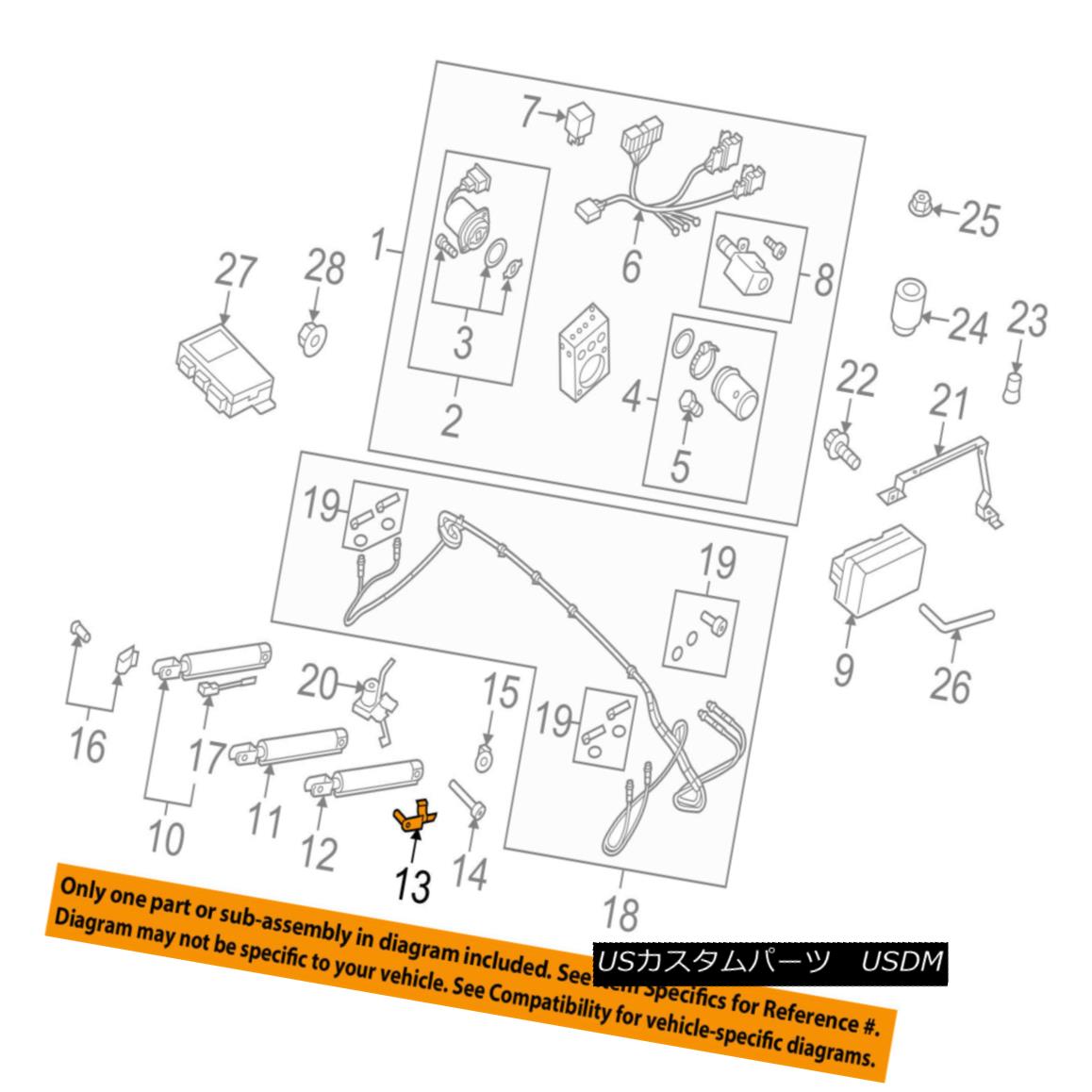幌・ソフトトップ AUDI OEM S5 Motor-Convertible/soft Top-Hydraulic Cylndr Fastener 8F0871295B アウディOEM S5モーターコンバーチブルble /ソフトトップ油圧シリンダーファスナー8F0871295B 【並行輸入品】