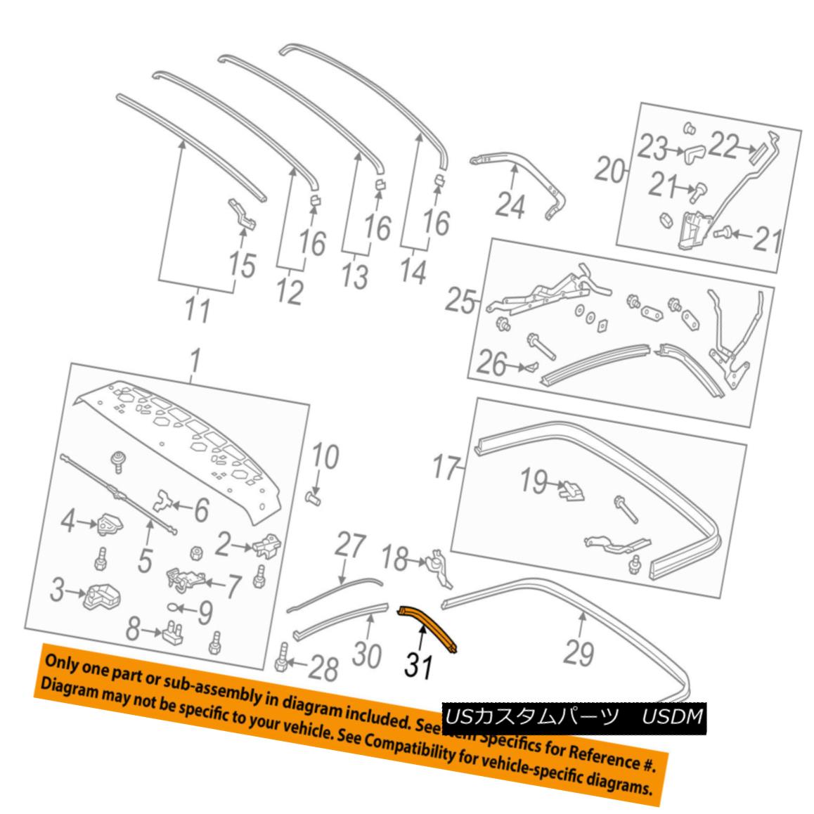 幌・ソフトトップ Convertible/soft Top-Side Weatherstrip Weather Strip Left 92241505 コンバーチブル/ so ftトップサイドウェザーストリップウェザーストリップLeft 92241505 【並行輸入品】