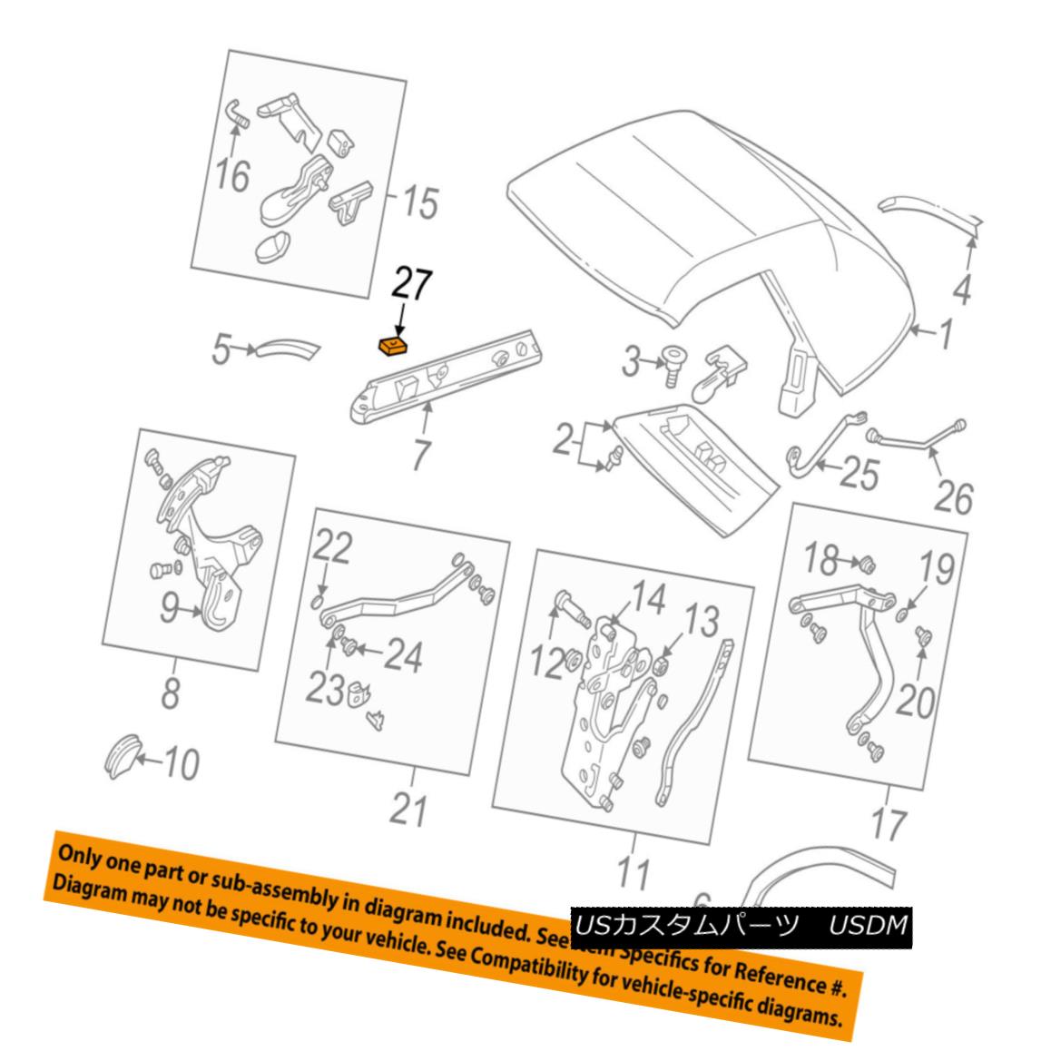 幌・ソフトトップ GM OEM Convertible/soft Top-Insulator 10220763 GMのOEMカブリオレ/ so ft Top-Insulator 10220763 【並行輸入品】