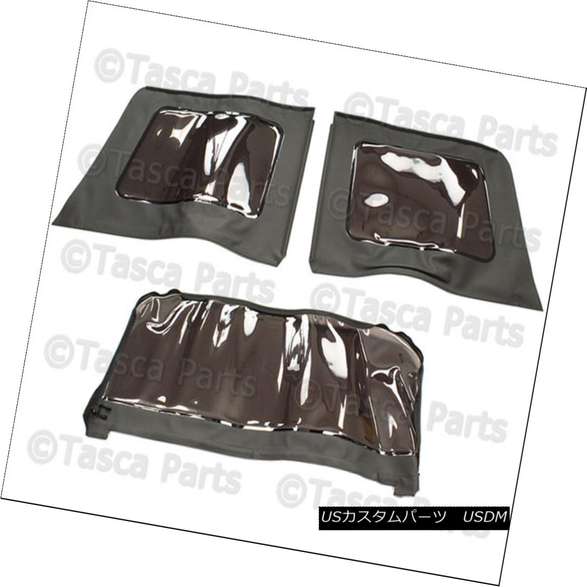 幌・ソフトトップ OEM BLACK TINTED SOFT TOP REAR WINDOW KIT 2011-15 JEEP WRANGLER UNLIMITED 4 DOOR OEM BLACK TINTEDソフトトップリアウインドウキット2011-15ジープラングラー無制限4ドア 【並行輸入品】