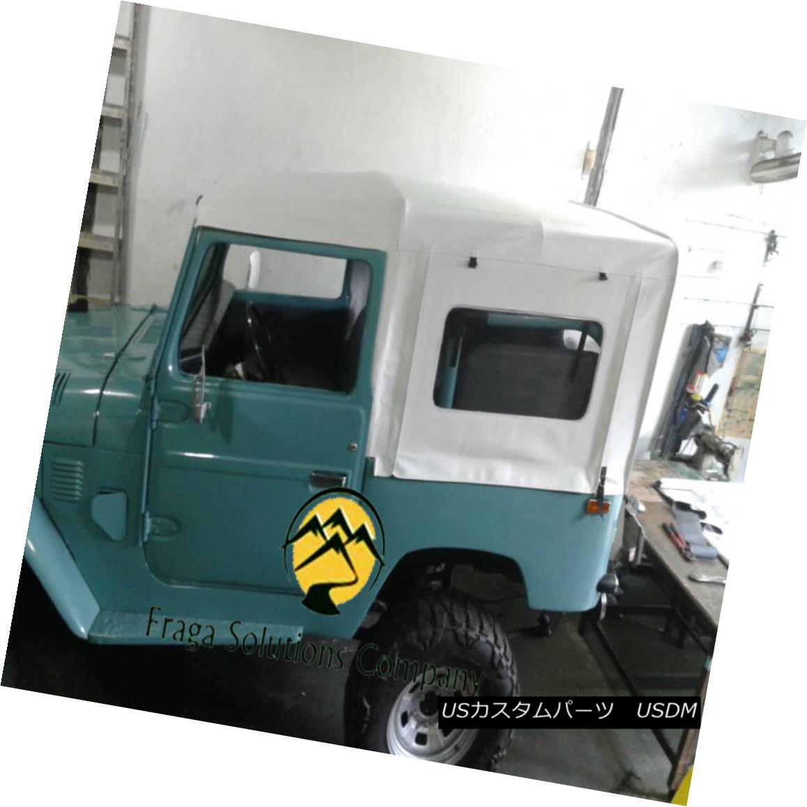 幌 ソフトトップ Toyota Land Cruiser Fj40 Bj40 Fj42 Soft Top White New トヨタ ランドクルーザーfj40 Bj40 Fj42ソフトトップホワイト Islandfavours Com