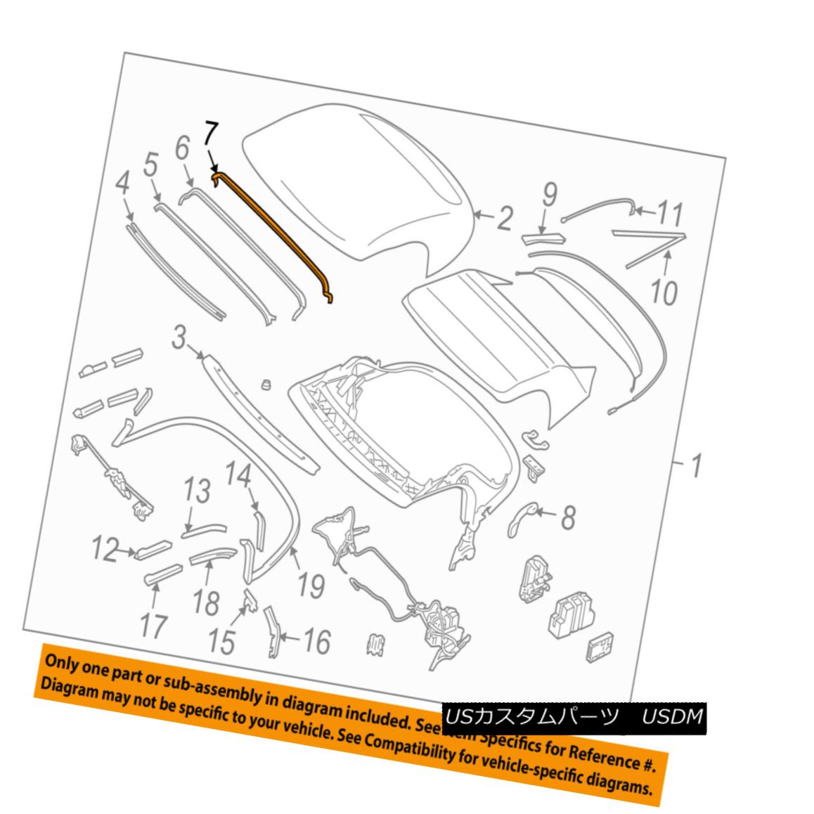 幌・ソフトトップ NISSAN OEM 10-17 370Z Convertible/soft Top-Bow 970411ET0A 日産OEM 10-17 370Zコンバーチブル/ so ftトップボウ970411ET0A 【並行輸入品】
