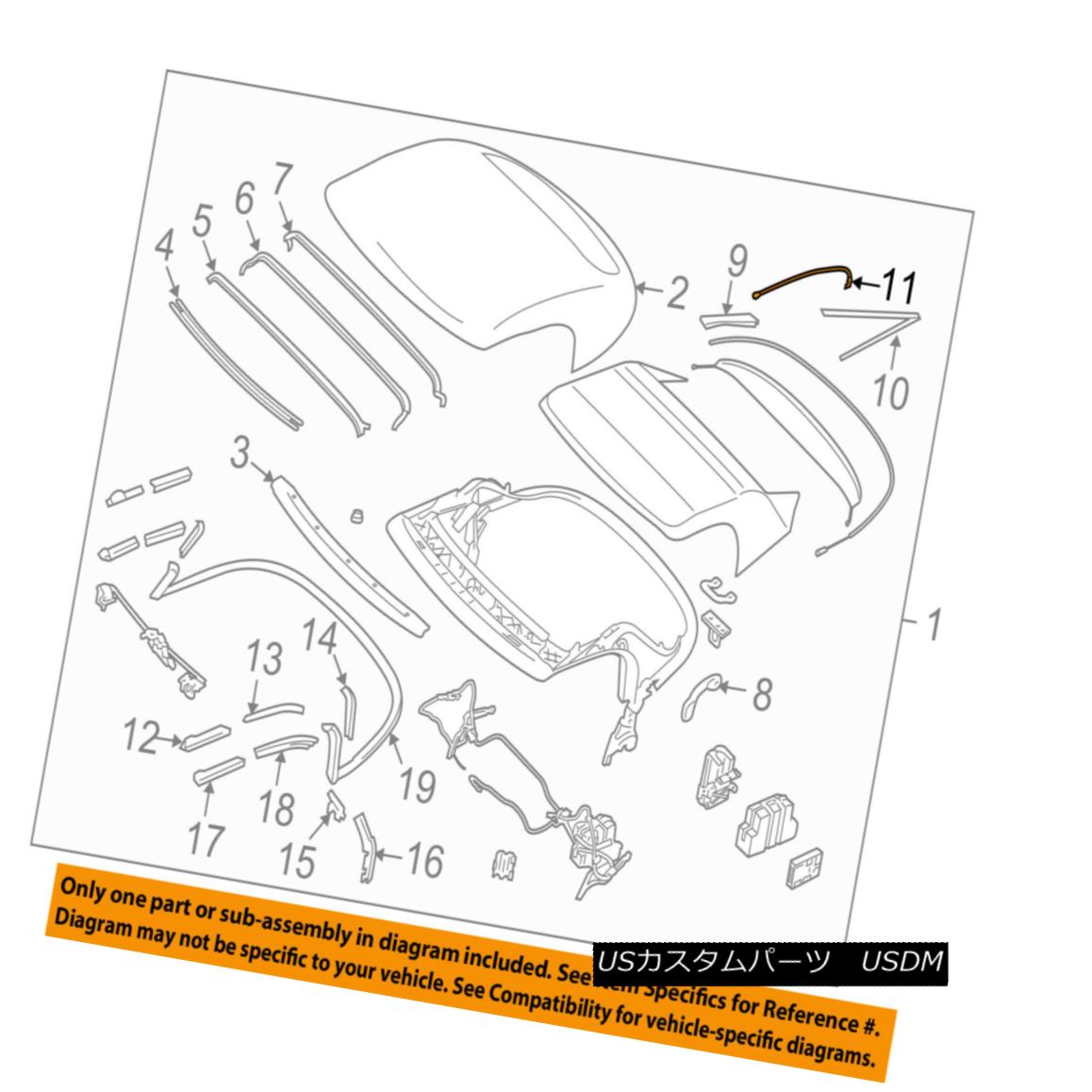 幌・ソフトトップ NISSAN OEM 10-17 370Z Convertible/soft Top-Cable 971541ET0A 日産OEM 10-17 370Zコンバーチブル/ so ftトップケーブル971541ET0A 【並行輸入品】 45,012円
